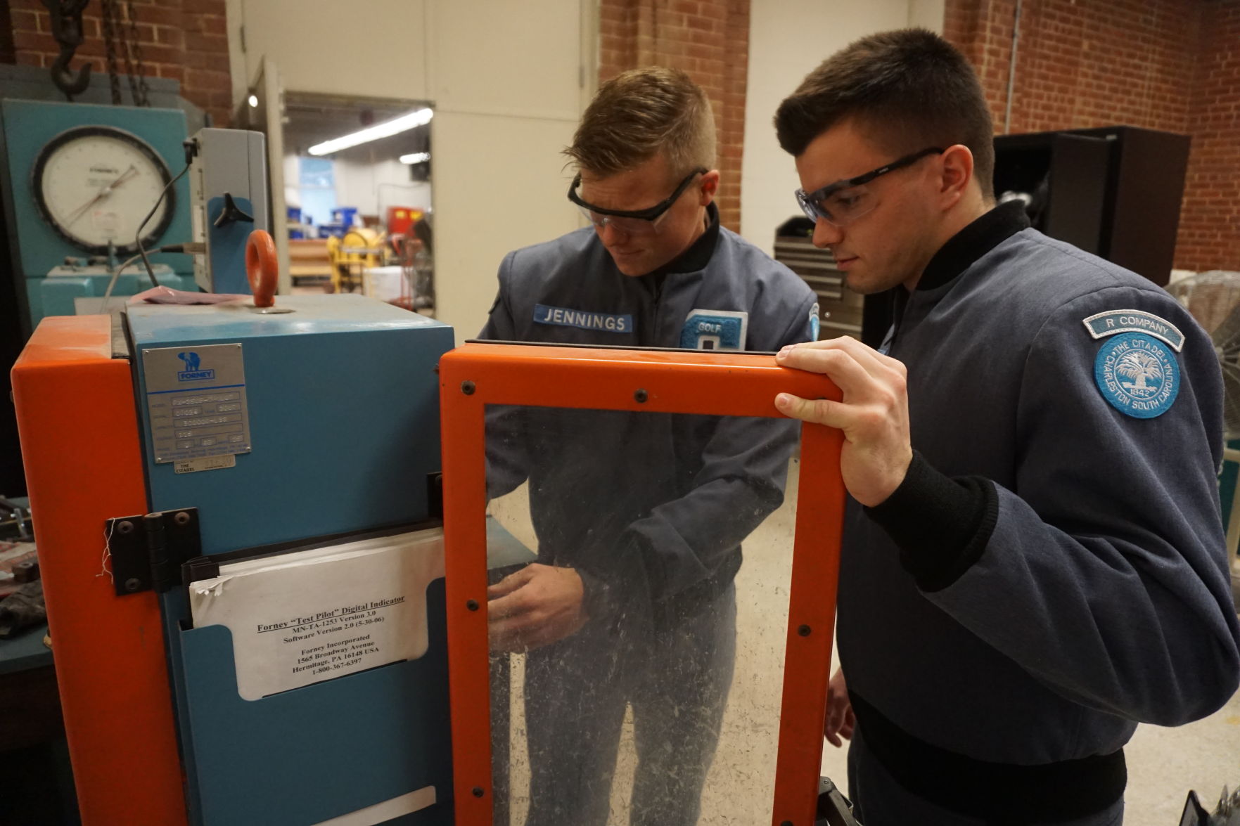 Concrete cylinder tester, Citadel engineering